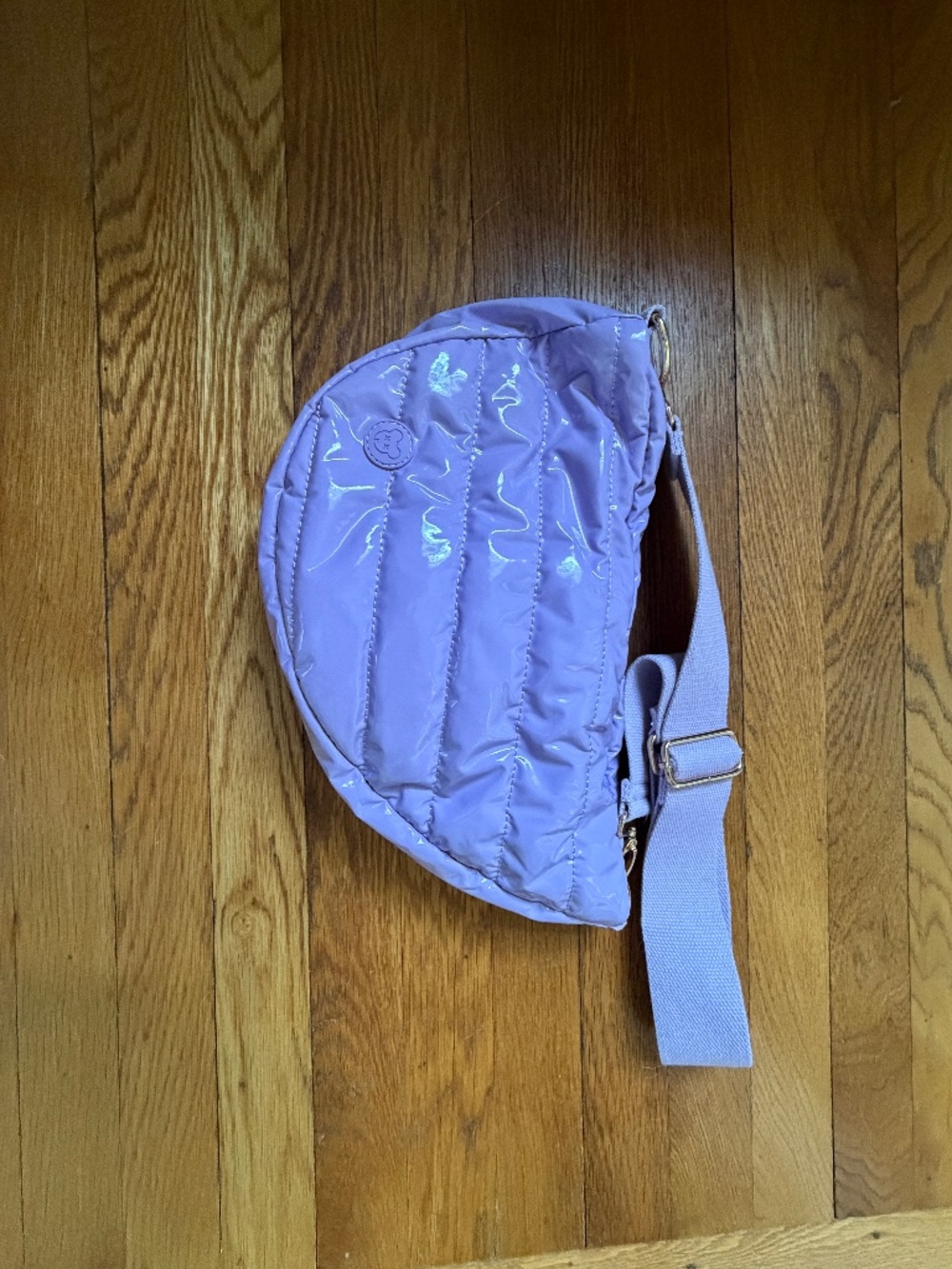 Citymouse Purple Puffy Crossbody Diaper Bag - Picture 2 of 8